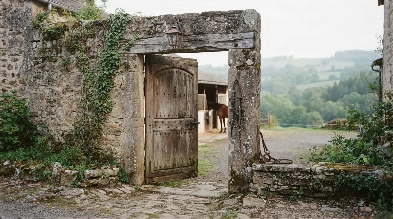 Entrée du Ecurie Quilis, centre équestre à Brive-la-Gaillarde